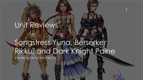 ffbe rikku best in slot|Questions regarding team builds and Rikku .